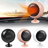 Kompakte 12 V elektrische Autoheizung für schnelles Abtauen und Kühlen, ideal für Windschutzscheibe und Kabine (weiß)