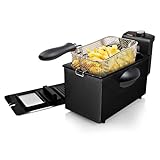 Princess 182731 Ölfritteuse, 3 l, 2.000 W, Schwarz