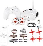 EMAX EZ Pilot FPV Drohne RTF Kit, First Person View Drohnen mit 600TVL CMOS Kamera, 25mw Videoübertragung, Mini Drohne mit Brille und Funksender für Kinder Erwachsene und Anfänger