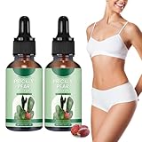 Kaktusfeigenkernöl Bio Kaltgepresst, 2PCS Reines Kaktus Ätherische Öle, Prickly Pear Seed Oil, Natürlich Kaltgepresstes Kaktusfeigenöl, Natürliche Feigenkaktusöl, für Gesicht und Körper（50ml*2)