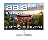 JapanNext Monitor 28' IPS 4K+ UHD (3840x2560) | HDR | Höhen- und Neigungsverstellung (HSP) | Integrierte Lautsprecher | DP(x2) HDMI(x2) | sRGB 100% | G-Sync/FreeSync | JN-282i4KP-HSP