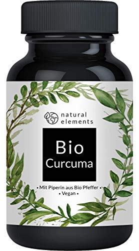 Bio Curcuma - 240 Kapseln - 4542mg Bio Kurkuma + Bio schwarzer Pfeffer pro Tagesdosis - Mit Curcumin & Piperin - Hochdosiert, vegan und in Deutschland produziert