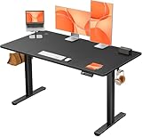 ErGear Elektrisch Höhenverstellbarer Schreibtisch 140x70 cm, Schreibtisch Höhenverstellbar mit 4 Memory-Funktion, Gaming Tisch mit Vierteilige Tischplatte