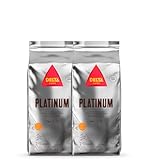 Delta Cafés Platinum Vollbohnenkaffee, 1 kg, 2 Stück, Intensität 12, Arabica-Robusta-Mischung
