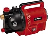 Einhell Gartenpumpe GC-GP 1045 (1.050 W, max. 4500 L/h, max. Förderhöhe 48 m, Wasserfüllanzeige, Wassereinfüllöffnung /-ablassschraube, Frostschutz, Thermoschutz)