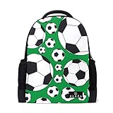 My Daily Fußball-Rucksack, 35,6 cm (14 Zoll), Laptop-Tagesrucksack, Büchertasche für Reisen, Uni, Schule, Mehrfarbig, EinheitsgröÃŸe