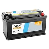 Exide Excell EB950 95Ah Autobatterie wartungsfrei (einbaufertig)
