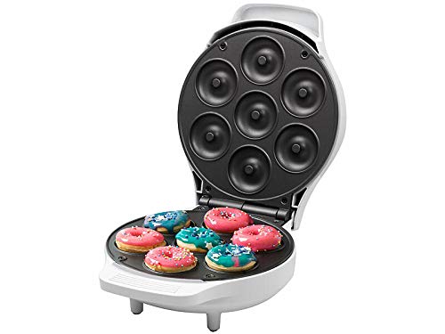 Rosenstein & Söhne Backformen: Mini-Donut-Maker, antihaftbeschichtet, 1.000 Watt (Donut-Waffeleisen)