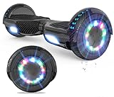 VOUUK Hoberboard 6,5-Zoll-Hoverboard mit zwei Rädern, Mit Bluetooth-Lautsprecher, Mit LED-Lichtern Geeignet für Kinder…