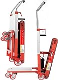 Elektrische Treppensteiger-Handkarren, zusammenklappbarer Dolly-Wagen mit Rädern, robuster klappbarer Treppensteiger-Wagen-Handwagen, für Familien-Umzugslager/48V42Ah-1pc