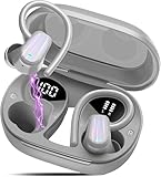 OYIB Bluetooth Kopfhörer Sport, Kopfhörer Kabellos Bluetooth Ohrhörer Grau