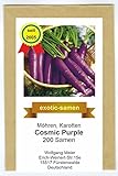 Möhre - Karotte - Cosmic Purple - alte, samenfeste Sorte - 200 Samen