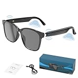 Wireless Smart Sonnenbrille, Audio Sonnenbrille, AI Glasses, Intelligente Brille Blueto-oth Sonnenbrille, Polarisierte Sonnenbrille, Sprachassistent und Sprachsteuerung, Stereo, KI-Übersetzung