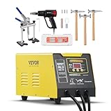 VEVOR Ausbeulspotter,300 W, Dellenreparaturset mit Heißluftpistole, Dent Puller automatischer/manueller Schweißmodus, Autokarosserie-Punktschweißgerät für die Reparatur von Aluminiumkarosserieteilen