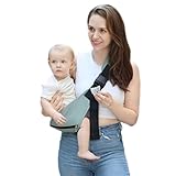 ZKHSEOU Babytrage, Frontlader-Babytrage, atmungsaktive Babytrage, verstellbare Schultergurte, geeignet für Babys und Kinder (Babys 6–36 Monate)