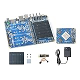 WayPonDEV CM3588 Netzwerk Speicher Module NAS Kit, 16GB LPDDR4 2.4GHz Rockchip RK3588 Einplatinencomputer, Unterstützung 4X NVMe SSD für Home Cloud Server, 8K Video Encoder (16+64GB)