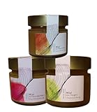 Roher Honig Mixbox 3x250g – Schweizer Bio-Honig aus nachhaltiger Imkerei | Obstgartenhonig, Alpenhonig & Sommerblütenhonig aus dem Rhonetal im Wallis – naturbelassen & hochwertig