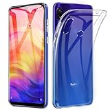 Oprimio Kristallklar Hülle für Xiaomi Redmi Note 7 - Note 7 Pro [Silikon Hülle] [%100 Durchsichtig] [Deutsche Material] [Ultra Dünn] Klar Handyhülle für Xiaomi Redmi Note 7 und Note 7 Pro