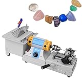 vanenferse Schmuck Lapidar Säge Zum Schneiden Von Steinen, Mini-Tischsägen Mühle Poliermaschine 800-10000R/min, DIY-Benchtop Schmuck Juwel Schleifmaschinenmaschinen, Edelsteinsäge Schneiden Jade
