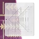 Schneiderlineal für fliegende Gänseverzierungen | Lineal zum Quilten von fliegenden Gänsen aus transparentem Acryl mit präziser Skala | rutschfestes Quilt-Lineal für Schneider
