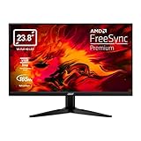 Acer KG241YS Monitor 24 Zoll (60 cm Bildschirm) Full HD, 165Hz, 1ms (VRB), HDMI 2.0, DP 1.2, AMD FreeSync Premium, Schwarz