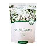 VivaNutria Chlorella Presslinge 500g | aus kontrolliertem Anbau I 2000 Chlorella Tabletten ohne Zusätze - rein & natürlich I schonend verarbeitet | Rohkostqualität I vegan