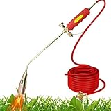 Propan-Fackel-Unkrautbrenner-Set, tragbarer Doppelschalter, Unkrautbrenner für Garten, Unkrautbrenner für Propangas-Tank für Flammenjäten, Dachdecker, Eis, Schnee