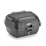 Generico Topcase B45B+ GIV I NEW VERSION 2025 IN SCHWARZ SCHWARZ TOP CASE UNIVERSAL PLATTE KOMPATIBEL MIT GIVI MONOLOCK HALTERUNGEN ENTHALTEN