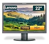 Lenovo ThinkVision L2251pwd 22 Zoll Business Computer Monitor, Desktop Gaming Monitor, HD+ (VGA - DisplayPort - VESA), PC Bildschirm, schwarz
