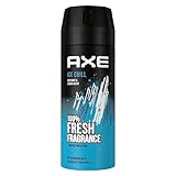 Axe Bodyspray Ice Chill Deo ohne Aluminium sorgt 48 Stunden lang für effektiven Schutz vor Körpergeruch 150 ml