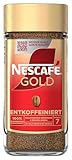 NESCAFÉ GOLD Entkoffeiniert, löslicher Bohnenkaffee, Instant-Kaffee aus erlesenen Kaffeebohnen, vollmundig & aromatisch, koffeinfrei, 1er Pack (1 x 190g)
