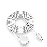 2023 Version Apple Watch Ladekabel [Apple MFI-zertifiziertes] Ladestation，magnetisches Schnellladegerät auf USB‑C Kabel (1 m), Ladegerät für iWatch Series 8 7 6 5 4 3 2 SE Ultra