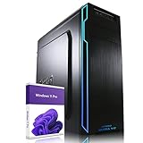 Greed® Ultra V2 PC mit Intel Core i7 12700F - Schneller Rechner - Computer für Büro & Home Office mit 4,9 GHZ - 32GB RAM/Arbeitsspeicher - 1TB SSD + 1TB HDD - DVD+RW - USB 3.1 - WLAN, inkl Win 11 Pro