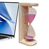 demaxiyad Sanduhr, 15 Minuten Sanduhr, Holz-Sanduhr, Sanduhr für Thanksgiving, Weihnachten, Thermalbäder, Spas, Fitnessstudios, Yoga