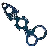 ESEE, Outdoormesser, WRAT Wrench Titanium Blue, Jagdmesser