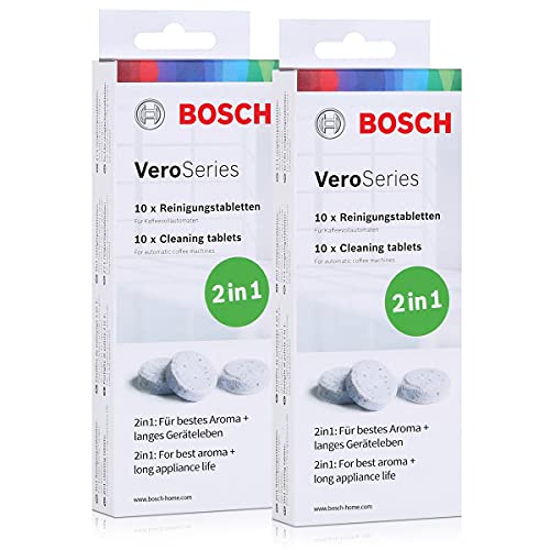 Bosch VeroSeries TCZ8001 Reinigungstabletten 2in1-10 Tabletten (2er Pack)