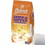 usy Bundle für Brandt Stipp und Suppen Zwieback (400g Packung) + usy Block