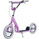 Apollo Retro Scooter Paradise | Roller mit Luftreifen 12,5 Zoll | Stylisher Tretroller für Kinder und Jugendliche | Cityroller Kinder mit breiter Trittfläche | Kinderroller mit großen Rädern