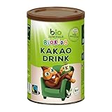 biozentrale BioKids Kakaodrink 300 g, Bio Trinkschokolade Kakaopulver fairtrade