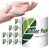 Badezimmer Gewebe - Ultra weiches Toilettenpapier, Öko -Badgewebe | Nachhaltige Badezimmerrolle, sanftes Papier für ältere Pflege, Familienbades -Wesentliche, weiche Servietten für den täglichen