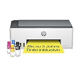 HP Smart Tank 5105 3-in-1 Multifunktionsdrucker, 20€ Cashback, (WLAN; Mobiles Drucken) – 3 Jahre Tinte inklusive, 3 Jahre Garantie, großer Tintentank, hohe Reichweite, Drucken in hoher Qualität