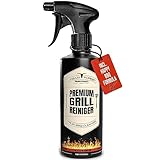 URBAN FOREST® Premium Grillreiniger mit Aktiv-Power-Formel 500ml gegen hartnäckige Ablagerungen, Ruß & Fett | Grill Reiniger zur Grill Reinigung für Gasgrill Grillrost Edelstahl Gusseisen u.v.m.