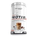 Best Body Nutrition Gourmet Premium Pro Protein, Iced Coffee Dose, 4 Komponenten Protein Shake: Caseinat, Whey Konzentrat, Whey Isolat, Eiprotein, 500 g Dose
