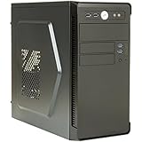 iTek River Mini-Tower 500 W schwarz PC-Gehäuse PC-Gehäuse (Mini-Tower, PC, Micro-ATX, schwarz, 500 W, Oben)