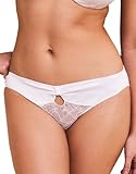 Adore Me Eira Bikini Panties - XS-XL Bikini Unterwäsche für Damen, Satin & Spitze Höschen, Dessous für Frauen, weiß 2, XL
