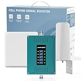 ANNTLENT Handy Signalverstärker für Alle Europäische Betreibers GSM UMTS LTE Verstärker 800/900/1800/2100/2600 MHz 2G 3G 4G Repeater Sprachanruf und Daten verbessern