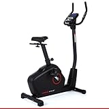 HAMMER 4862 Ergometer Cardio XT6 BT, leises Fitnessfahrrad mit tiefem Einstieg und Comfort-Sattel, 13 kg Schwungmassensystem, Bluetooth & App-Steuerung, 130 kg Benutzergewicht, 93 x 51 x 150 cm