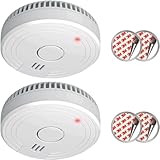 ELRO FS1805M | 2-Teiliges Rauchmelder-Set | Magnetisches Befestigungsset | 5 Jahre Batterie | Entspricht der europäischen Norm EN14604 | Weiß | Set mit 2 Stück