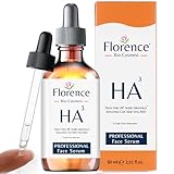Bio Hyaluron Serum, Hochdosiert 60ml. Vegane Essence mit Niacinamid, Vitamin C, B5 & Aloe. Anti-Aging, Feuchtigkeitsspendendes Hyaluronsäure Serum - Anti-Falten-Wirkstoffen für Strahlende Gesichtshaut