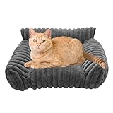 Katzenbett Couch,Kuschelweiche Haustier Couch | Erhöhtes Gemütliches Katzen Und Hund Sofa Bett Für Wohnung Reisen Terrasse Drinnen Und Draußen